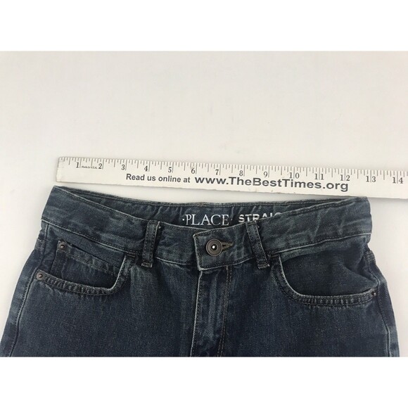 Children’s Place Youth Jeans Straight Leg Boys Size 14 Blue Adjustable Waist - Picture 8 of 8